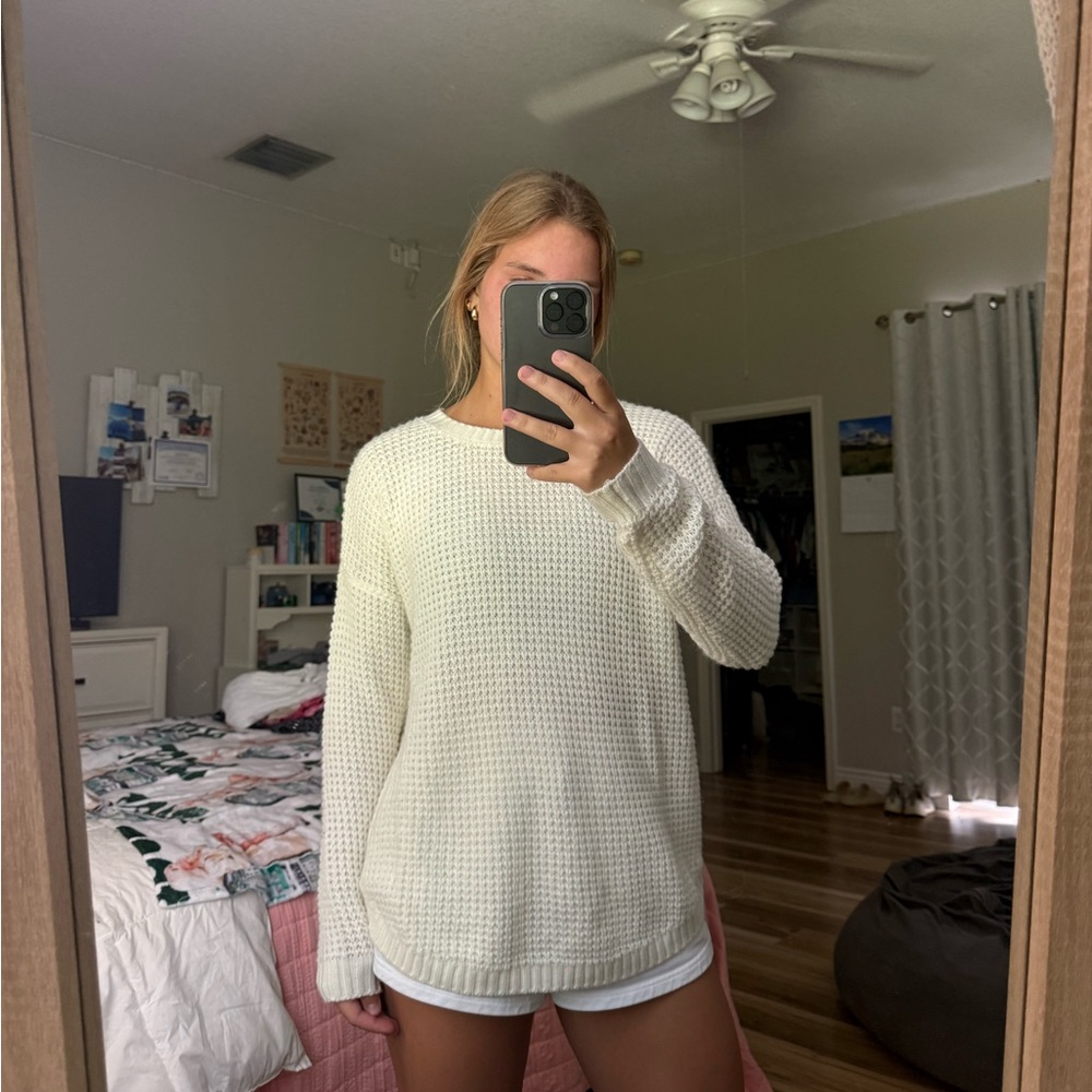 Women's White Sweater